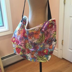 NWT Comic Laughs Weekender Bag